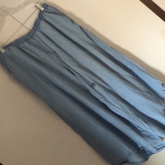 Matilda Jane Trouser Stretchy pull on chambray pants - Picture 10 of 11